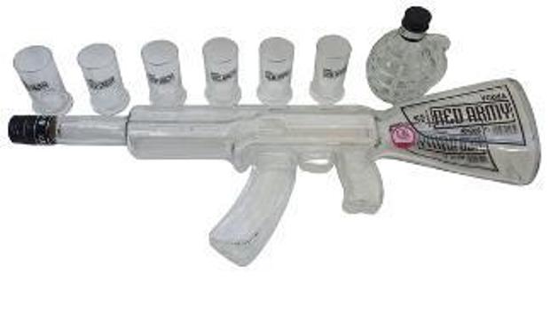 Red Army Vodka breaks alcohol marketing rules with Kalashnikov design