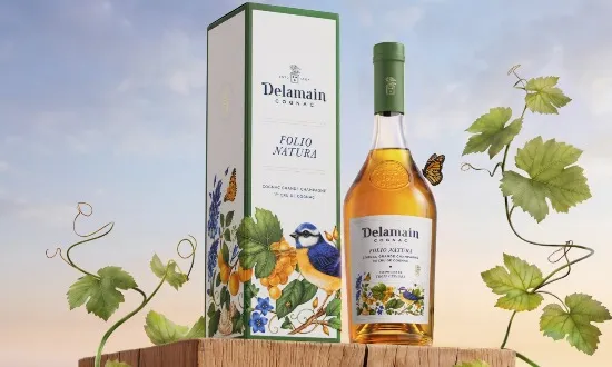 Appartement 103 creates new packaging for cognac brand Delamain Folio Natura