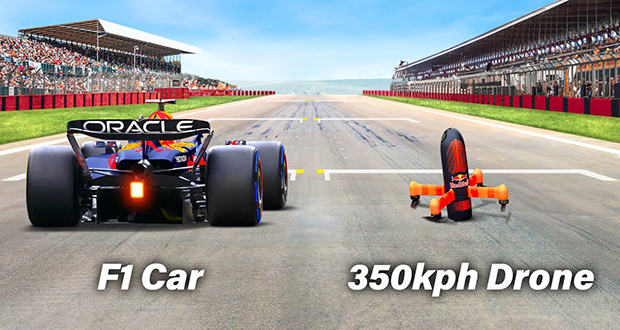 Oracle Drones World-first camera drone matches Formula 1 car for speed | AV Magazine