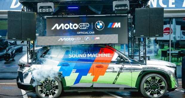BMW XM Label is converted into DJ stage on wheels