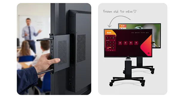 i3Connect to extend display life with plug-in PC module